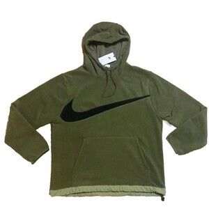 New NIKE Men's CLUB+ Fleece Winterized Crew Pullover Hoodie NEW DQ4896-222 Sz L